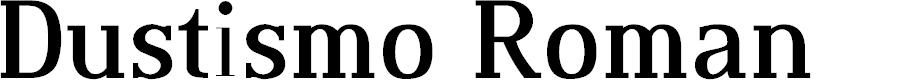 Preview image for Dustismo Roman Bold