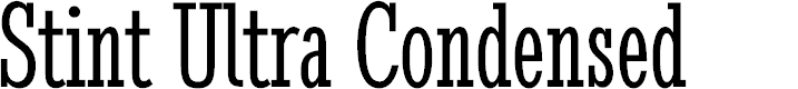 Preview image for Stint Ultra Condensed