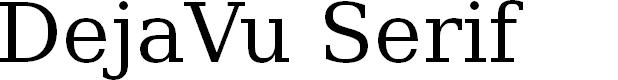 Preview image for DejaVu Serif