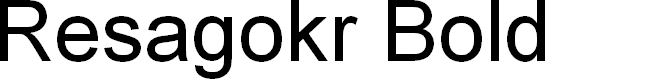 Preview image for Resagokr Bold
