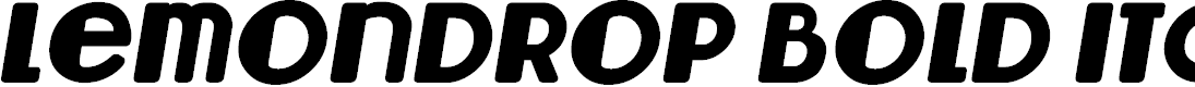 Preview image for Lemondrop Bold Italic