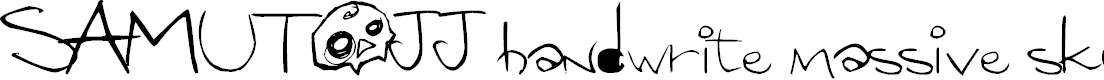 Preview image for SAMUTOJJ handwrite massive skull