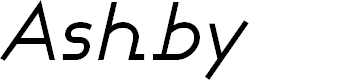 Preview image for Ashby Book Italic