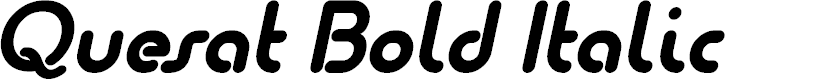 Preview image for Quesat Demo Bold Italic