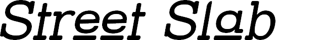 Preview image for Street Slab Upper Italic