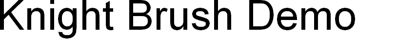 Preview image for KnightBrushDemo