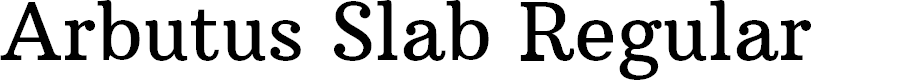 Preview image for Arbutus Slab Regular