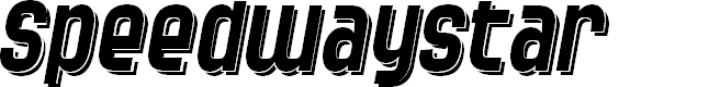 Preview image for SF Speedwaystar Shaded Italic