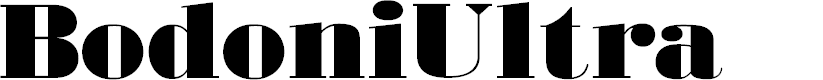 Preview image for BodoniUltraFLF
