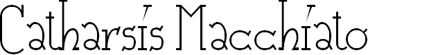 Preview image for Catharsis Macchiato