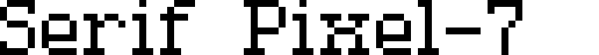 Preview image for Serif Pixel-7