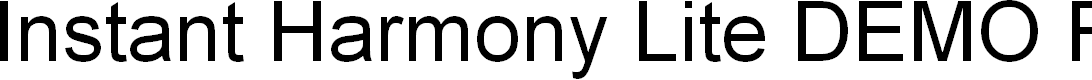 Preview image for Instant Harmony Lite DEMO Regular