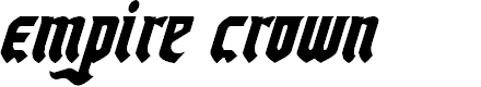 Preview image for Empire Crown Condensed Italic