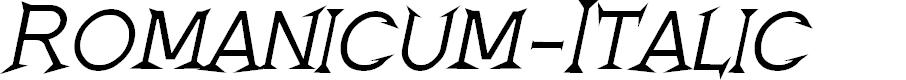 Preview image for Romanicum-Italic