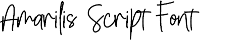 Preview image for Amarilis Script Font
