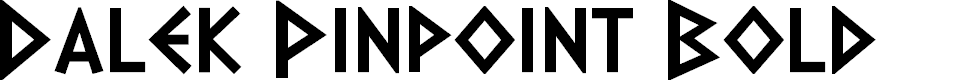 Preview image for Dalek Pinpoint Bold