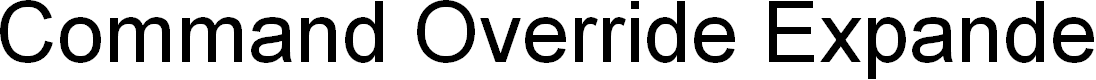 Preview image for Command Override Expanded