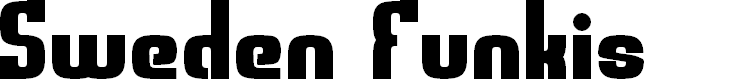 Preview image for Sweden Funkis Regular Font