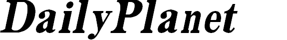 Preview image for DailyPlanet BlackItalic