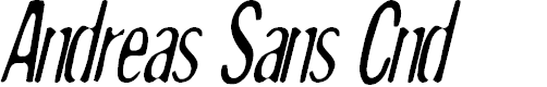 Preview image for Andreas Sans Cnd Oblique