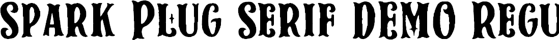 Preview image for Spark Plug Serif DEMO Regular