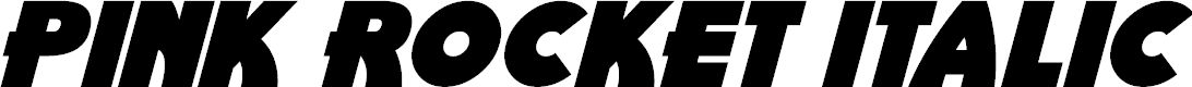 Preview image for Pink Rocket Italic