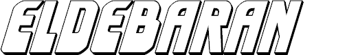 Preview image for Eldebaran 3D Italic