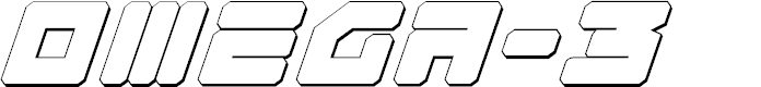 Preview image for Omega-3 3D Italic