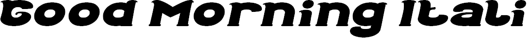 Preview image for Good Morning Italic