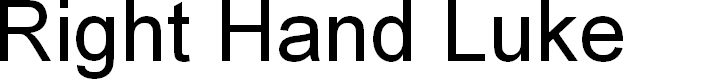 Preview image for Right Hand Luke Italic