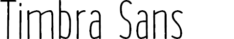 Preview image for Timbra Sans
