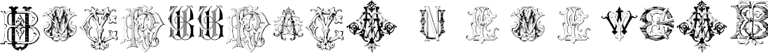 Preview image for Intellecta Monograms Random Samples