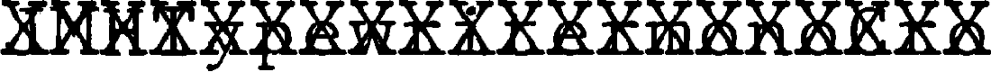 Preview image for JMHTypewritermonoCross-Regular