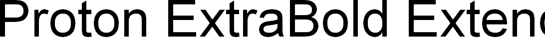 Preview image for Proton ExtraBold Extended SuperItalic