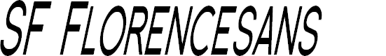 Preview image for SF Florencesans SC Comp Italic