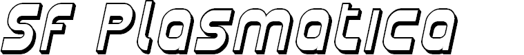 Preview image for SF Plasmatica Shaded Italic