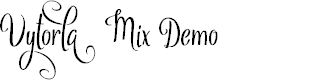 Preview image for Vytorla Mix Demo