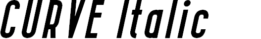 Preview image for CURVE Italic