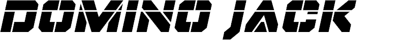 Preview image for Domino Jack Laser Italic Italic