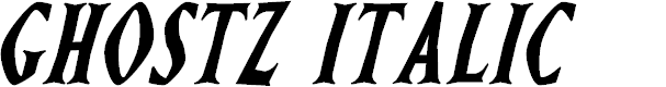 Preview image for Ghostz Italic