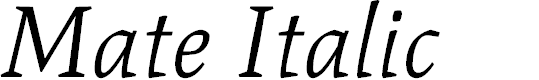 Preview image for Mate Italic