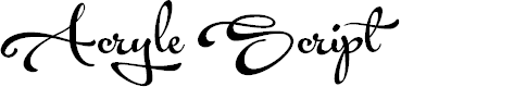Preview image for Acryle Script Personal Use