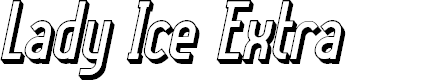 Preview image for Lady Ice - 3D Italic