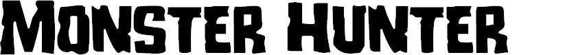 Preview image for Monster Hunter Font