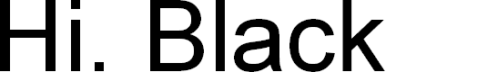 Preview image for Hi. Black