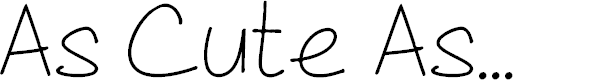 Preview image for As Cute As...