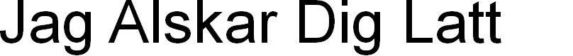 Preview image for Jag Alskar Dig Latt