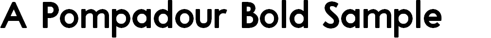 Preview image for A Pompadour Bold Sample