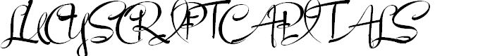 Preview image for LucyScriptCapitals