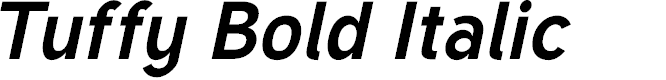 Preview image for Tuffy Bold Italic